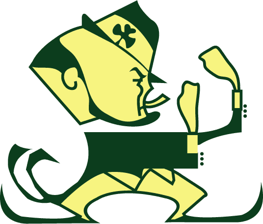 Notre Dame Fighting Irish 1963-1983 Alternate Logo iron on transfers for T-shirts